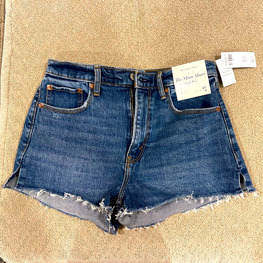 Abercrombie Cut Off Jean Shorts NEW